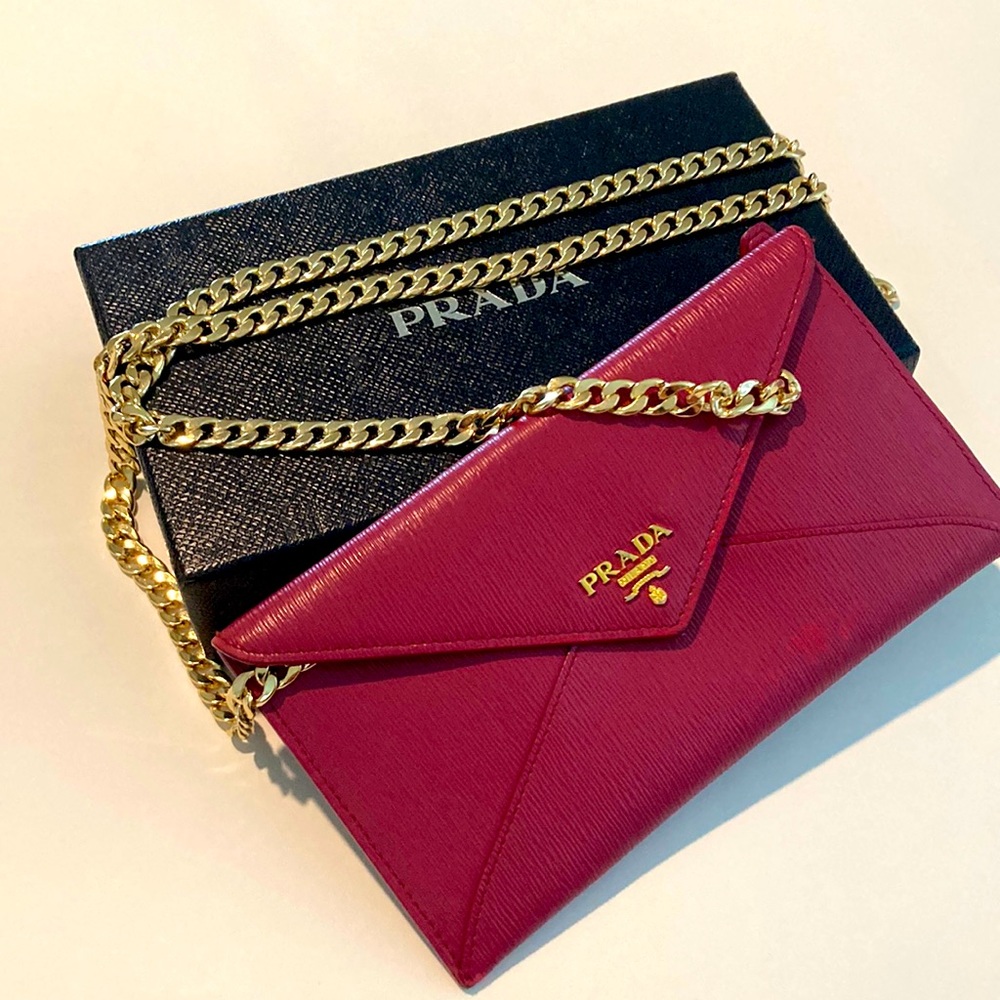 Prada Envelope Wallet *Chain sold separately*